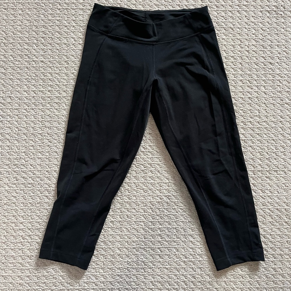 Adidas Cropped Climalite Black Leggings